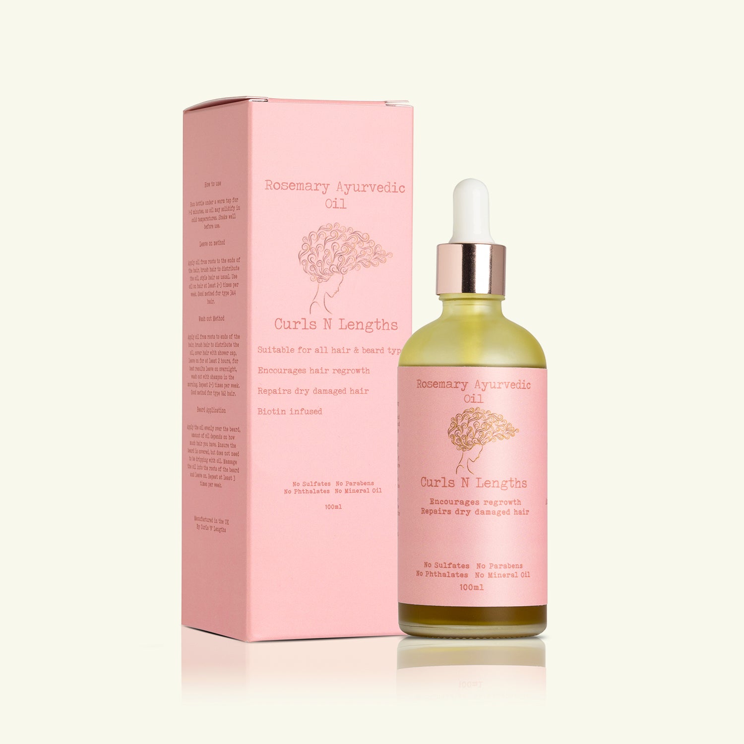 Ayurvedic Rosemary Hair Oil for Scalp Health& Encouraging Hair Growth