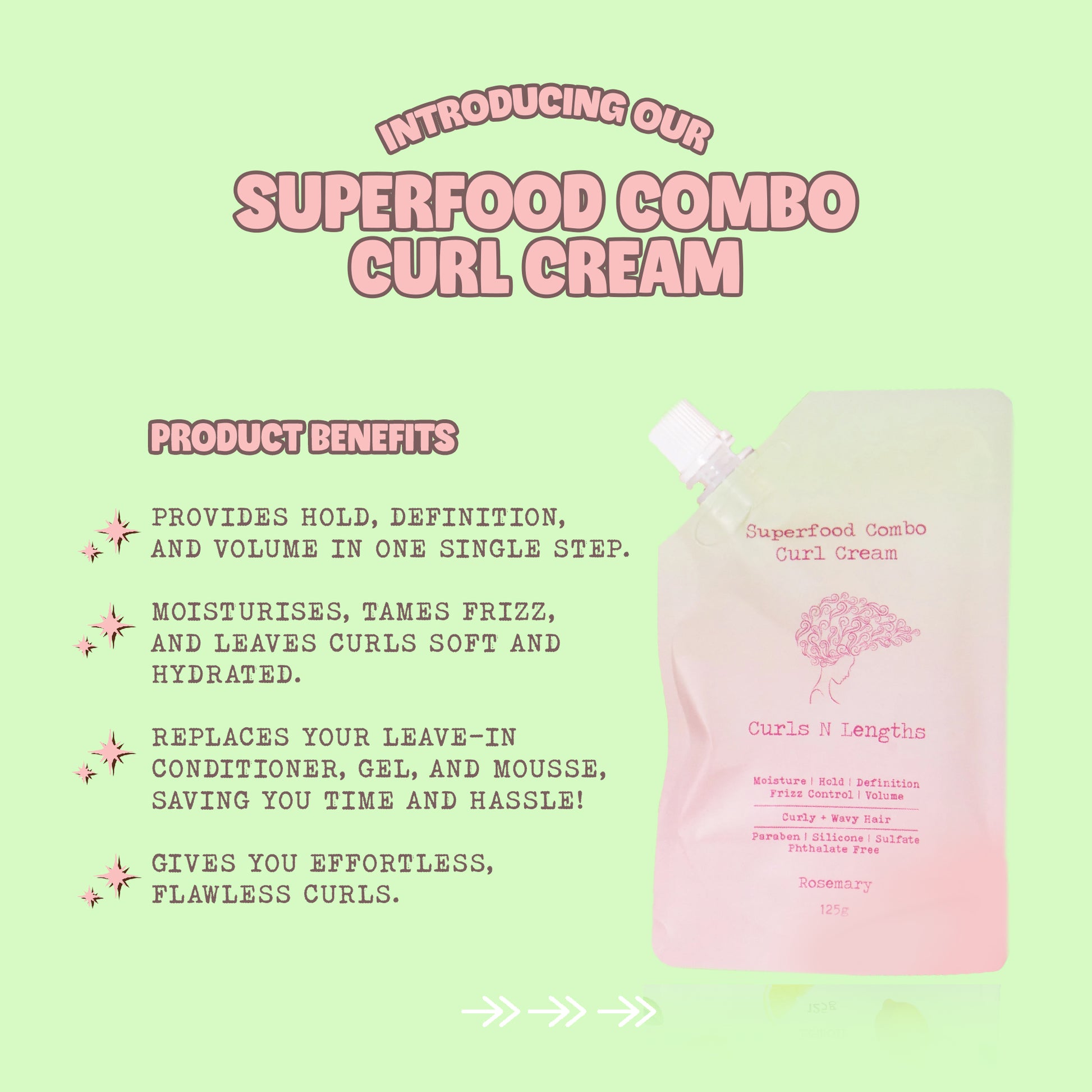 Curl Cream with Superfoods

