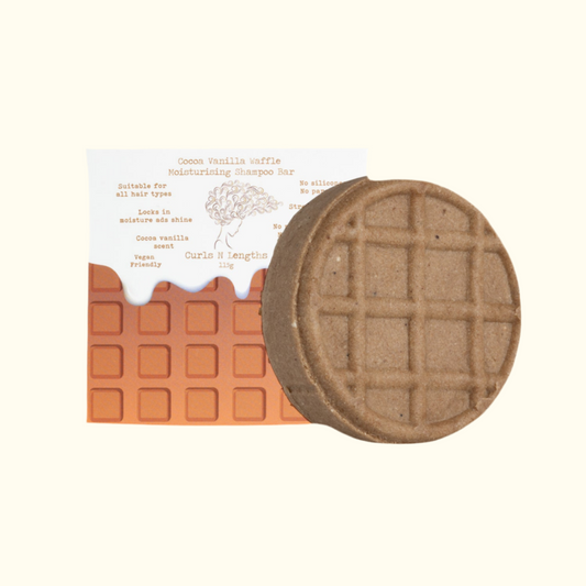 Cocoa Vanilla Waffle Moisturising Shampoo bar